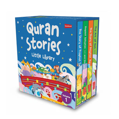Quran Stories - Little Library - Vol.1-3 (4 Board Books Set)