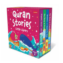 Quran Stories - Little Library - Vol.1-3 (4 Board Books Set)